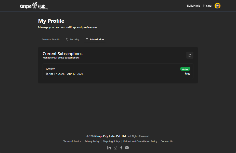 build-ninja-active-subscriptions