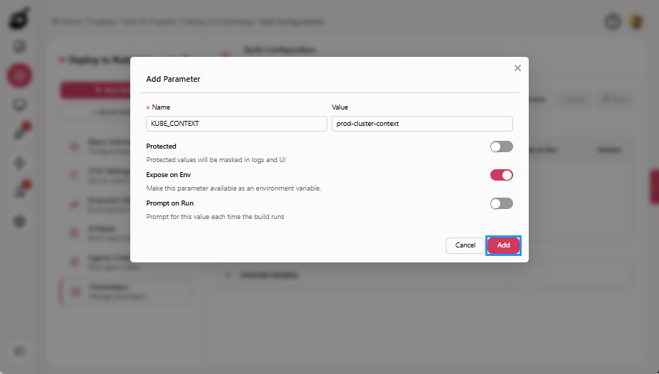 how-to-kubernetes-parameters-add-parameter-popup-add-button